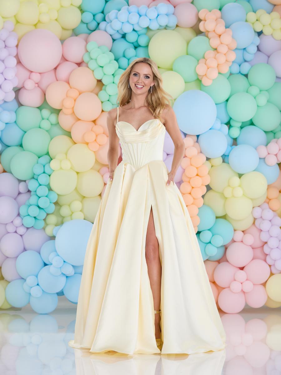 Kimi Tiffany's Lemon Prom Dress